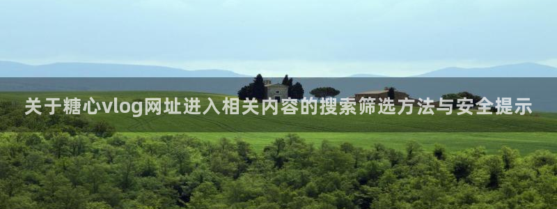 糖心网址：关于糖心vlog网址进入相关内容的搜索筛选方法与安全提示